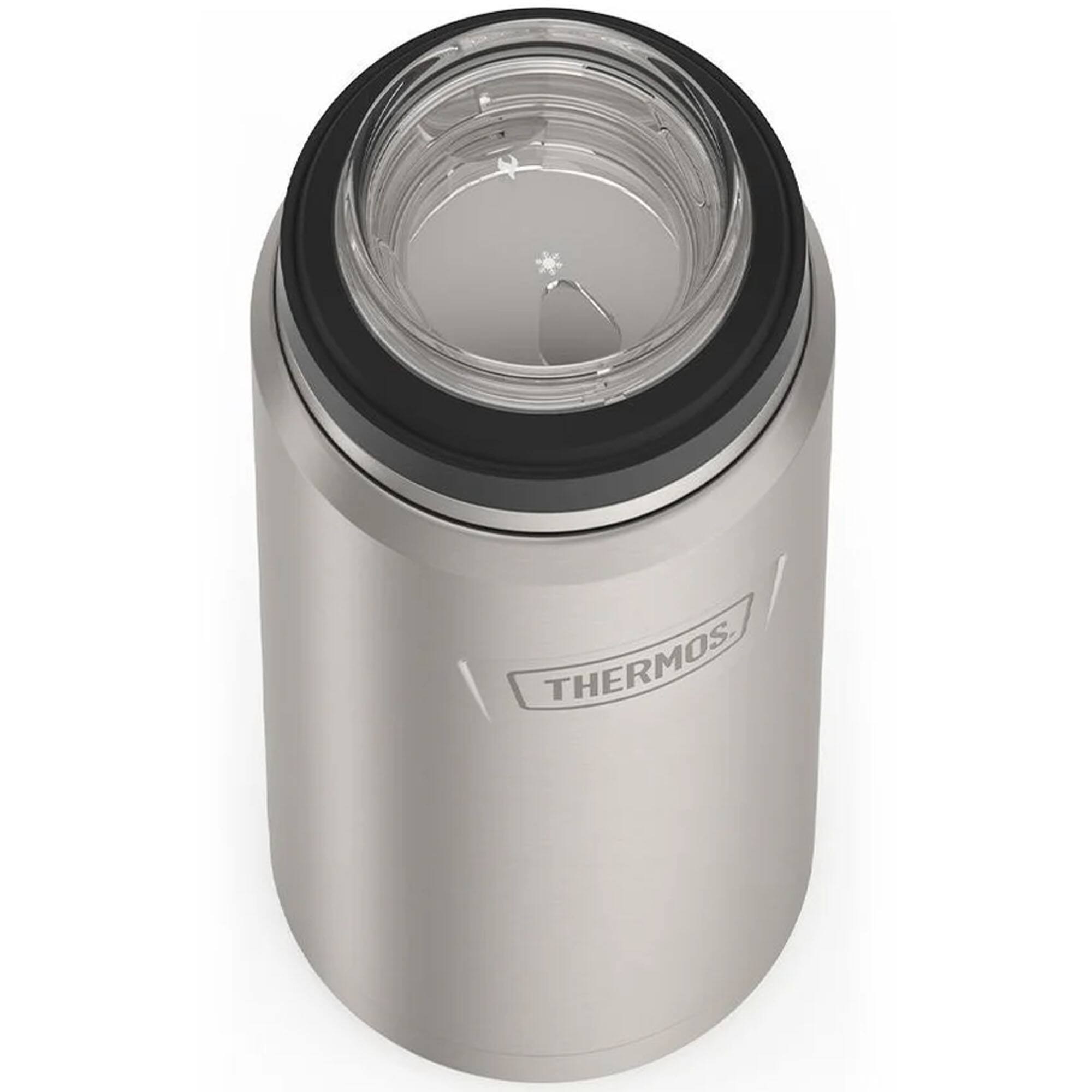 Alt View 2. Thermos - Thermos 40 oz Stainless Steel Dual Temperature Beverage Bottle - Stainless Steel - Stainless Steel.