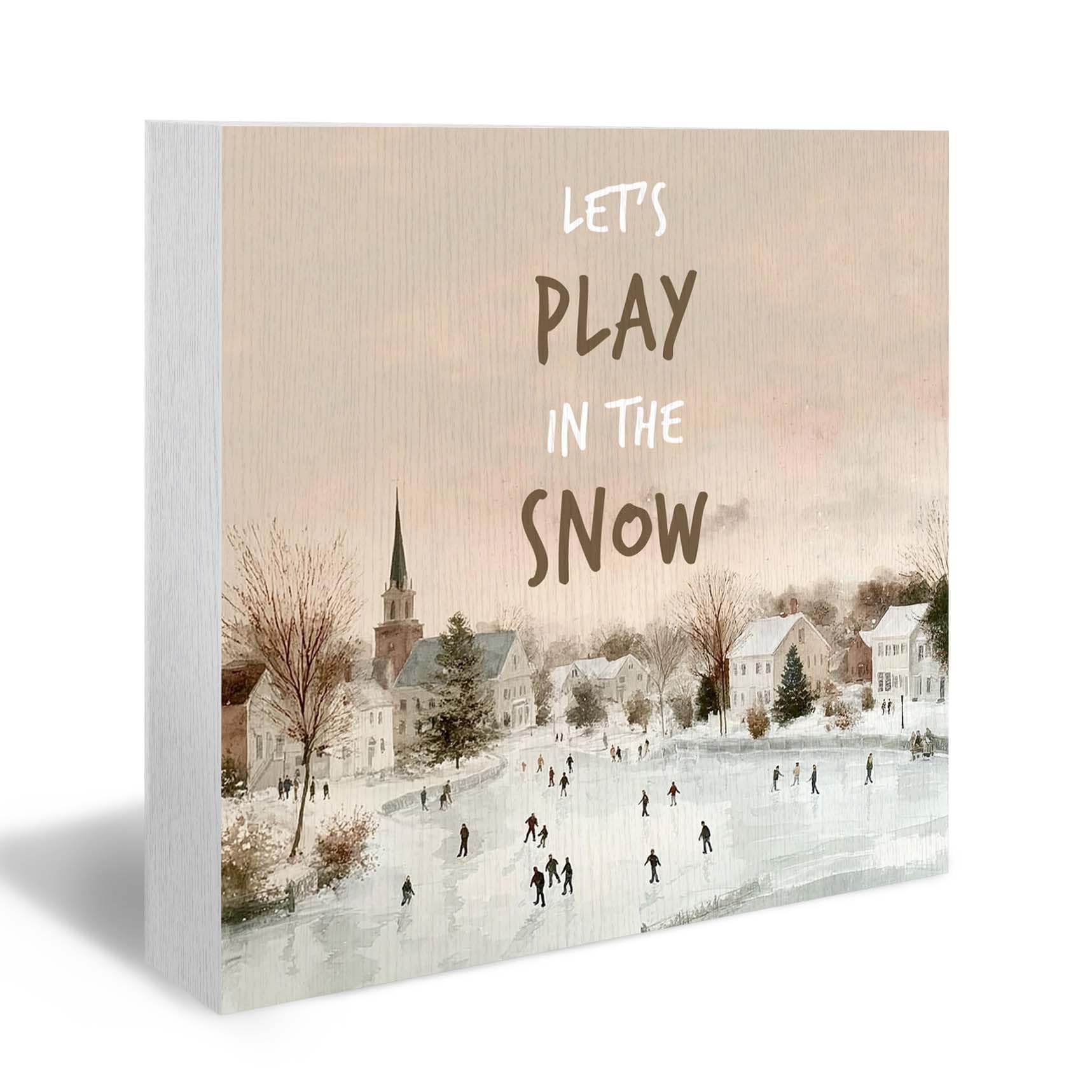 play snow