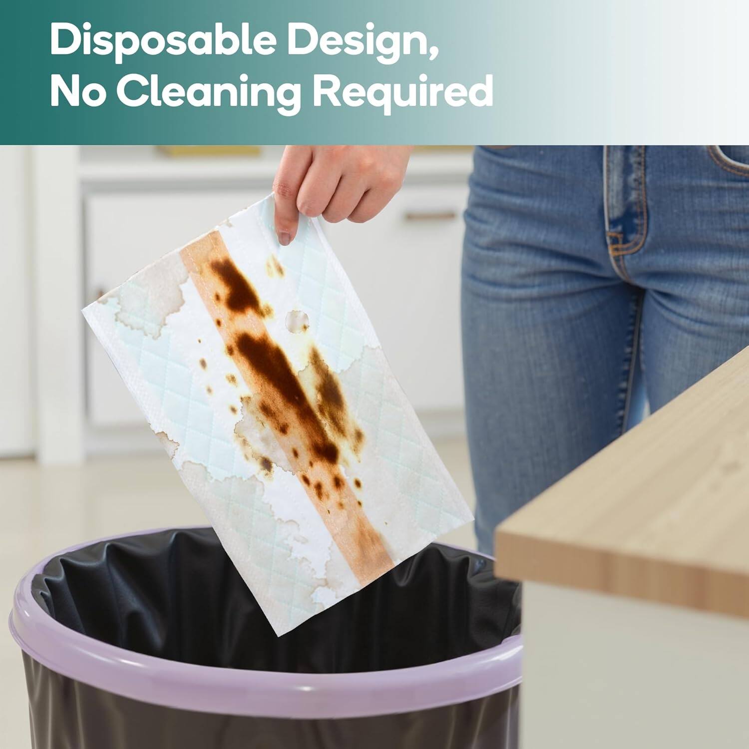 Disposable Design, No Cleaning Required