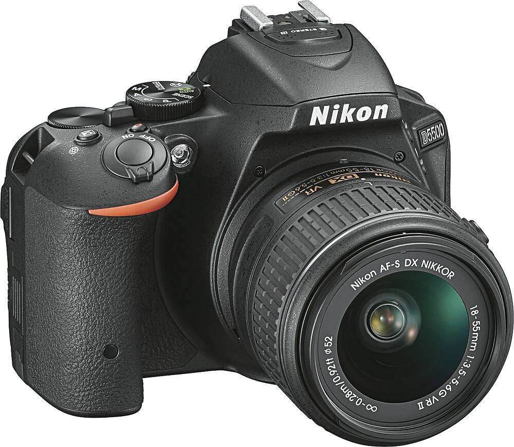 Best Buy: Nikon D5500 DSLR Camera with AF-S DX NIKKOR 18-55mm f/3.5-5.6G VR  II Lens Black 1546