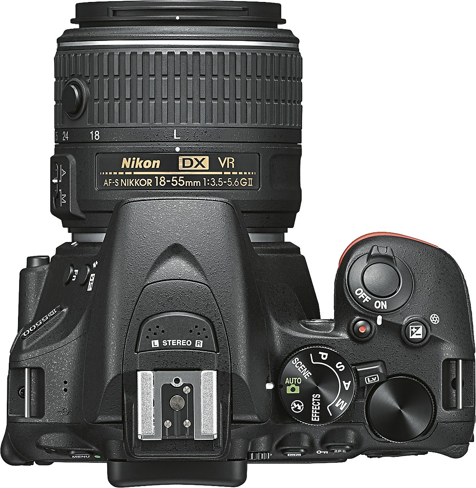 Best Buy: Nikon D5500 DSLR Camera with AF-S DX NIKKOR 18-55mm f 