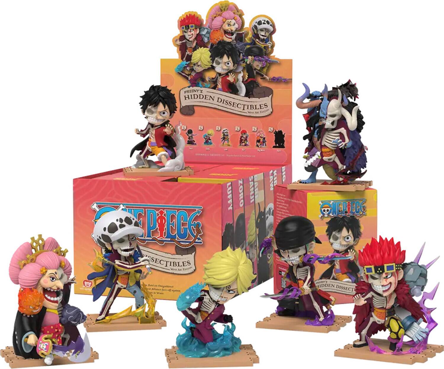 Mighty Jaxx - One Piece - Freeny's Hidden Dissectibles - Wano Arc Edition Blind Box (One Random - COLLECTIBLES