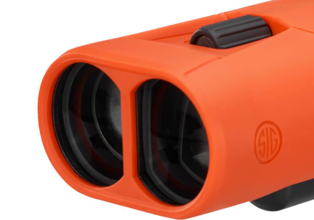 Angle. Sig Sauer - Sig Sauer ZULU6 HDX OIS 16x42mm Marine Binocular - Image Stabilization (Orange).