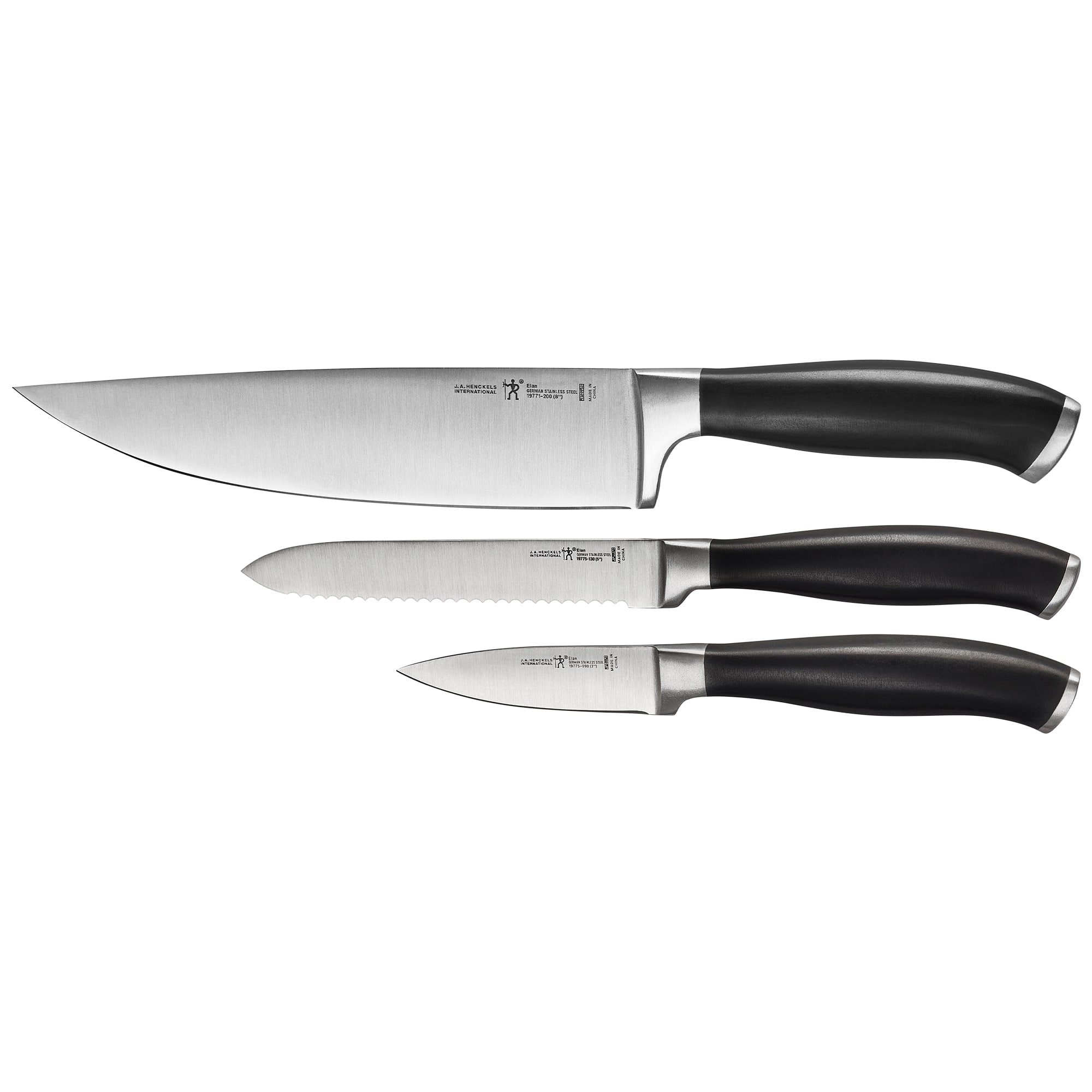Henckels - Elan 3-pc Starter Knife Set - Stainless Steel