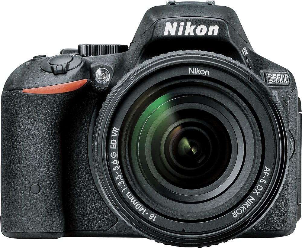 Best Buy: Nikon D5500 DSLR Camera with AF-S DX NIKKOR 18-140mm f