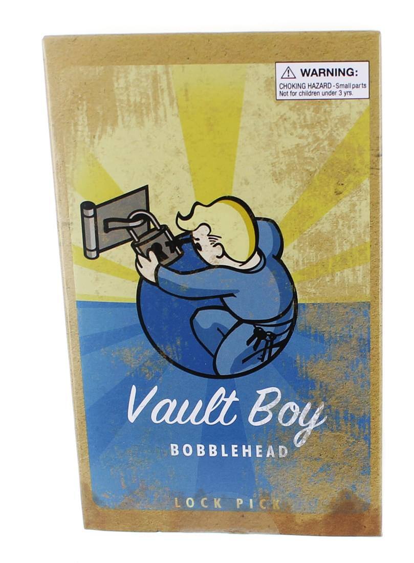 ! WARNING: CHOKING HAZARD - Small parts. Not for children under 3 yrs.  
Vault Boy BOBBLEHEAD LOCK PICK