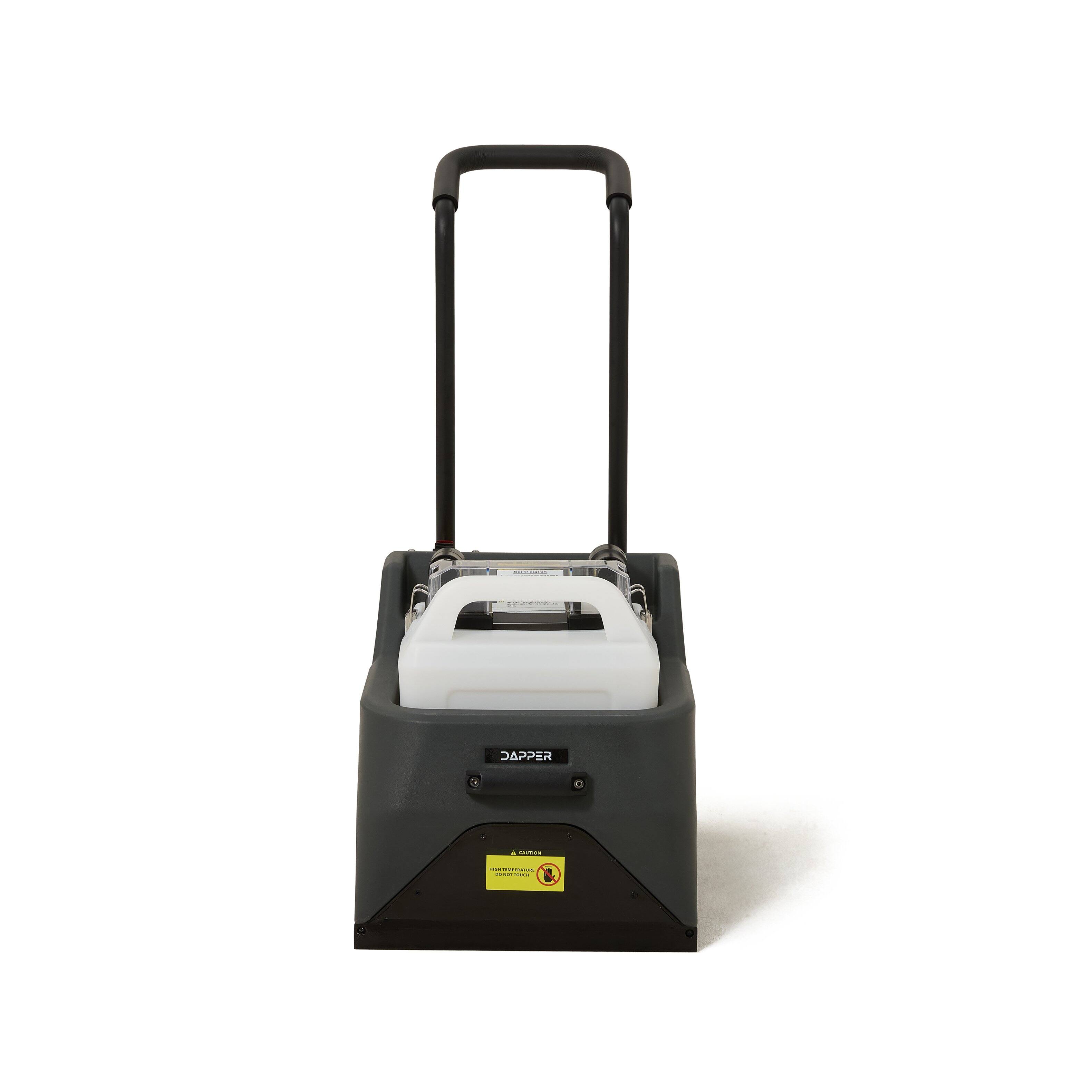 Angle. Dapper Supply - Dapper 3 in 1 Carpet Restoration Machine Deep Extraction 70C Heated Drying for Commercial Carpet Care - Grey.