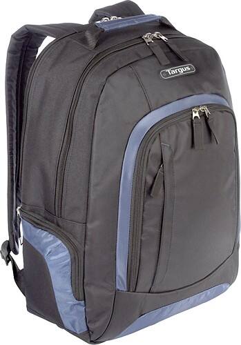 Angle Standard. Targus - Carrying Case (Backpack) for 16" Notebook, - Black/Navy.