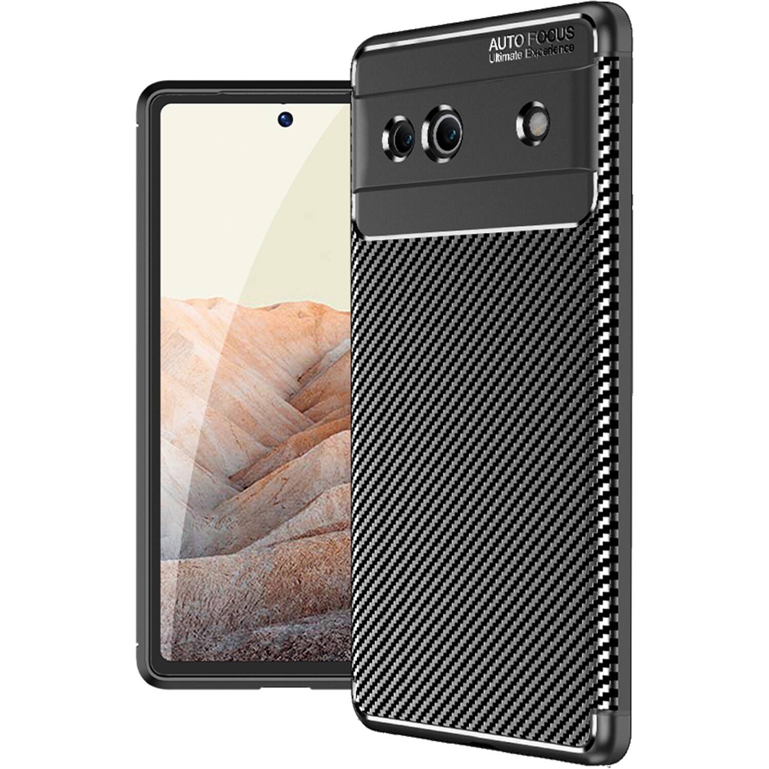 Alt View 12. SaharaCase - Anti-Slip Series Case for Google Pixel 7a - Black.