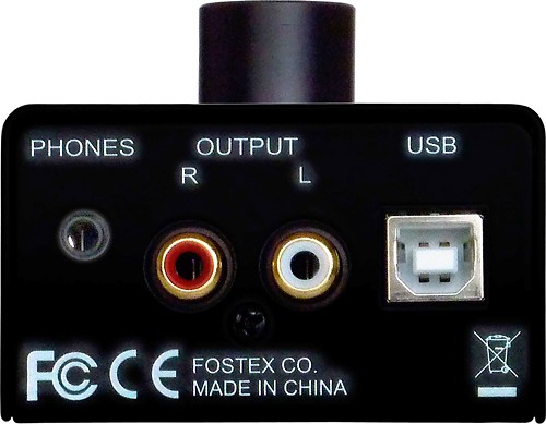 Best Buy Fostex Volume Controller With Digital To Analog Converter Black Ams Pc 100usb