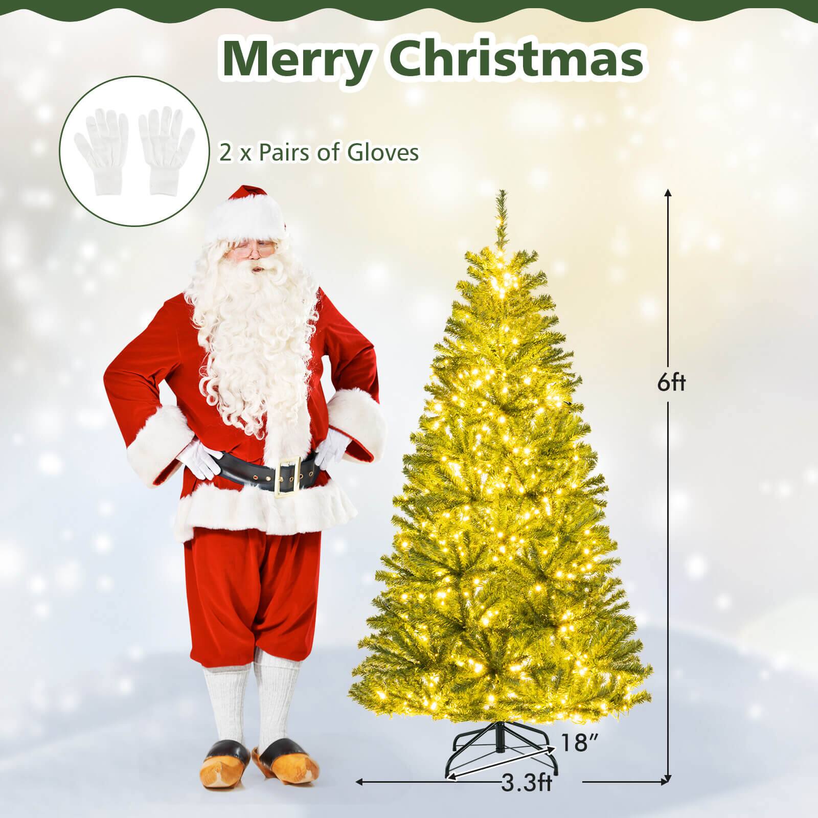 Merry Christmas

2 x Pairs of Gloves

6ft

18"

3.3ft