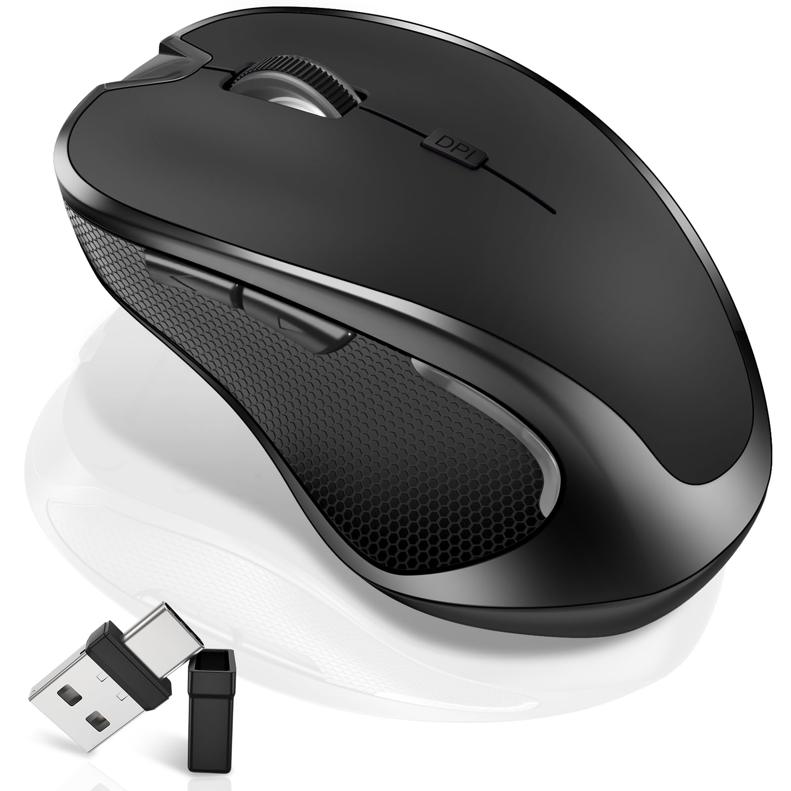 1.Bluetooth Wireless Mouse (Black)
