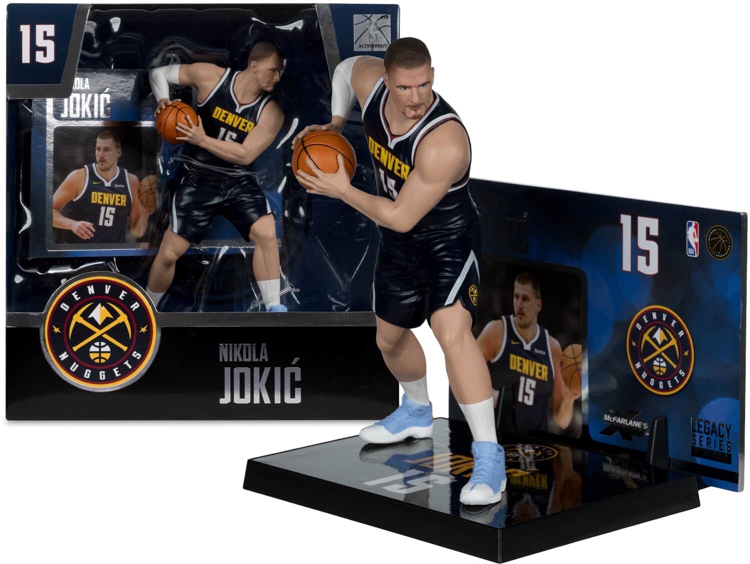 "McFarlane Toys - McFarlane's SportsPicks - NBA 7"" Posed Figure - Nikola Jokic (Denver Nuggets) - COLLECTIBLES - Multicolor" price history on PriceWatchPro
