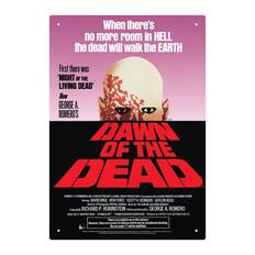 When there's no more room in HELL the dead will walk the EARTH
First there was 'NIGHT OF THE LIVING DEAD' Now GEORGE A. ROMERO'S DAWN OF THE DEAD™
HERBERT R. STLINMANN & BILLY BAXTER PRESENT A LAUREL GROUP PRODUCTION in Association with CLAUDIO ARGENTO & ALFREDO CUOMO
Starring DAVID EMGE, KEN FOREE, SCOTT H. REINIGER, GAYLEN ROSS
Director of Photography MICHAEL GORNICK
Music by THE COBLINS with DARIO ARCUNTO
Produced by RICHARD P. RUBINSTEIN
Written and Directed by GEORGE A. ROMERO
READ THE ST MARTIN'S BOOK
TECHNICOLOR DAWN ASSOCIATES MCMLXXVI
Released by UNITED FILM DISTRIBUTION CO.
There is no explicit SEX in this picture. However, there are scenes of violence which may be considered shocking. No one under 17 will be admitted.