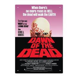 NMR Distribution - Dawn of The Dead One Sheet Tin Sign - Black