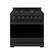 Front. Thor Kitchen - Gordon Ramsay Series by Thor Kitchen 6.0 Cu. Ft Freestanding Gas Range - Black.
