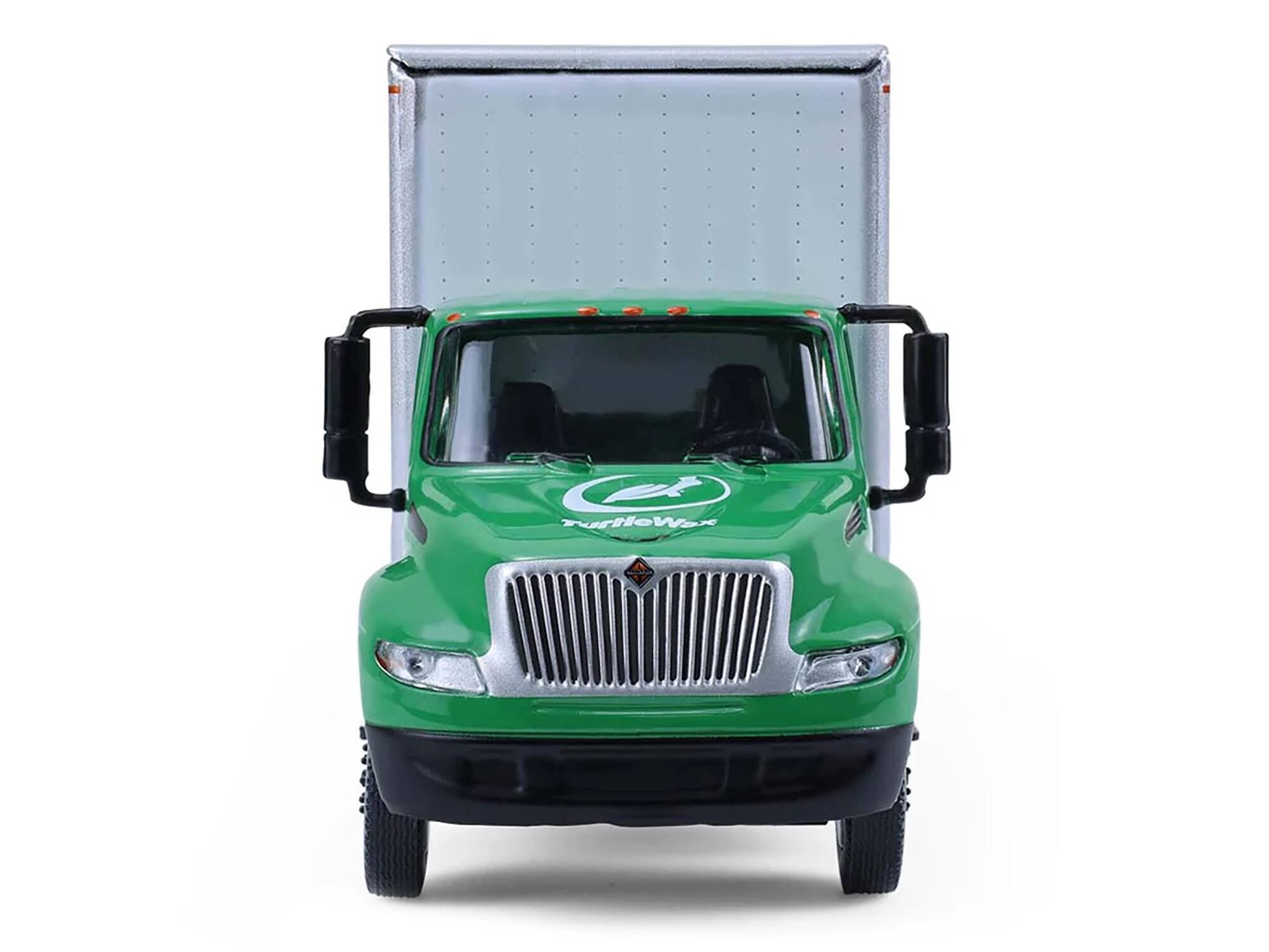 Back. Greenlight - 2013 International Durastar Box Van "Turtle Wax" Green "H.D. Trucks" Series 26 1/64 Diecast Model Car by Greenlight - Green.