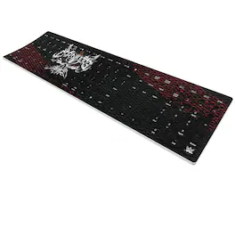 Keyscaper - WWE Steel Curved Wireless Keyboard - Brock Lesnar