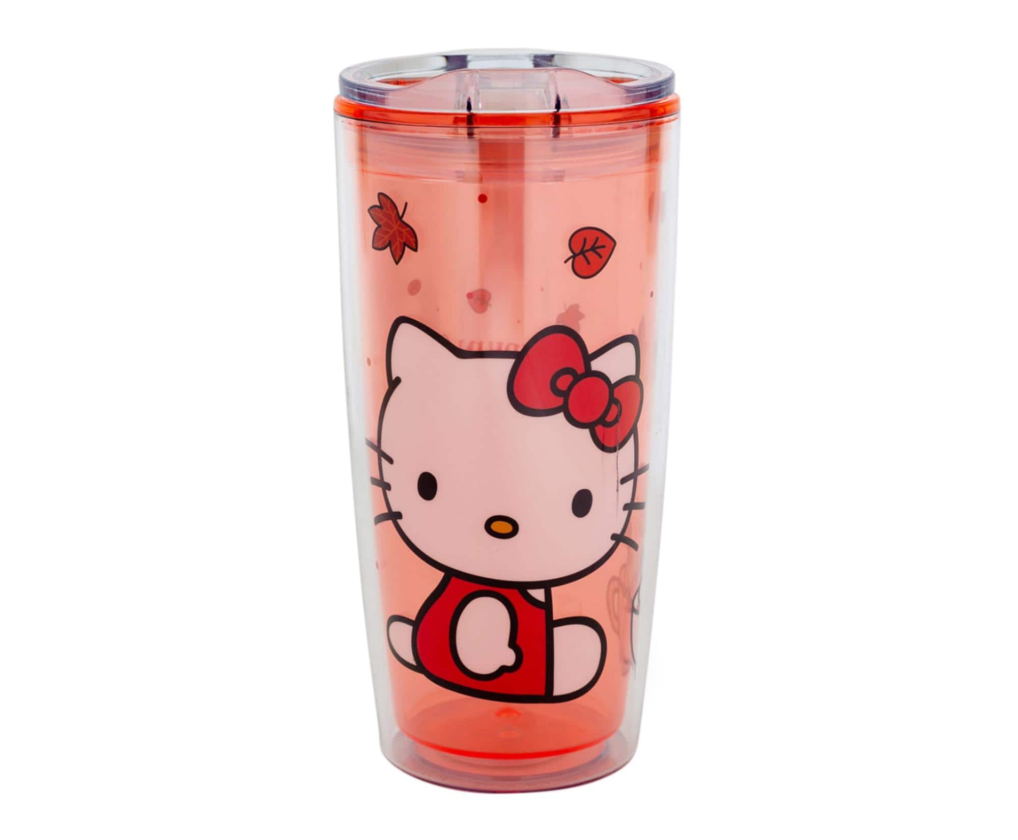 Silver Buffalo - Sanrio Hello Kitty Pumpkin Spice Travel Tumbler w/ Slide Close Lid | 20 Ounces - Red price history on PriceWatchPro