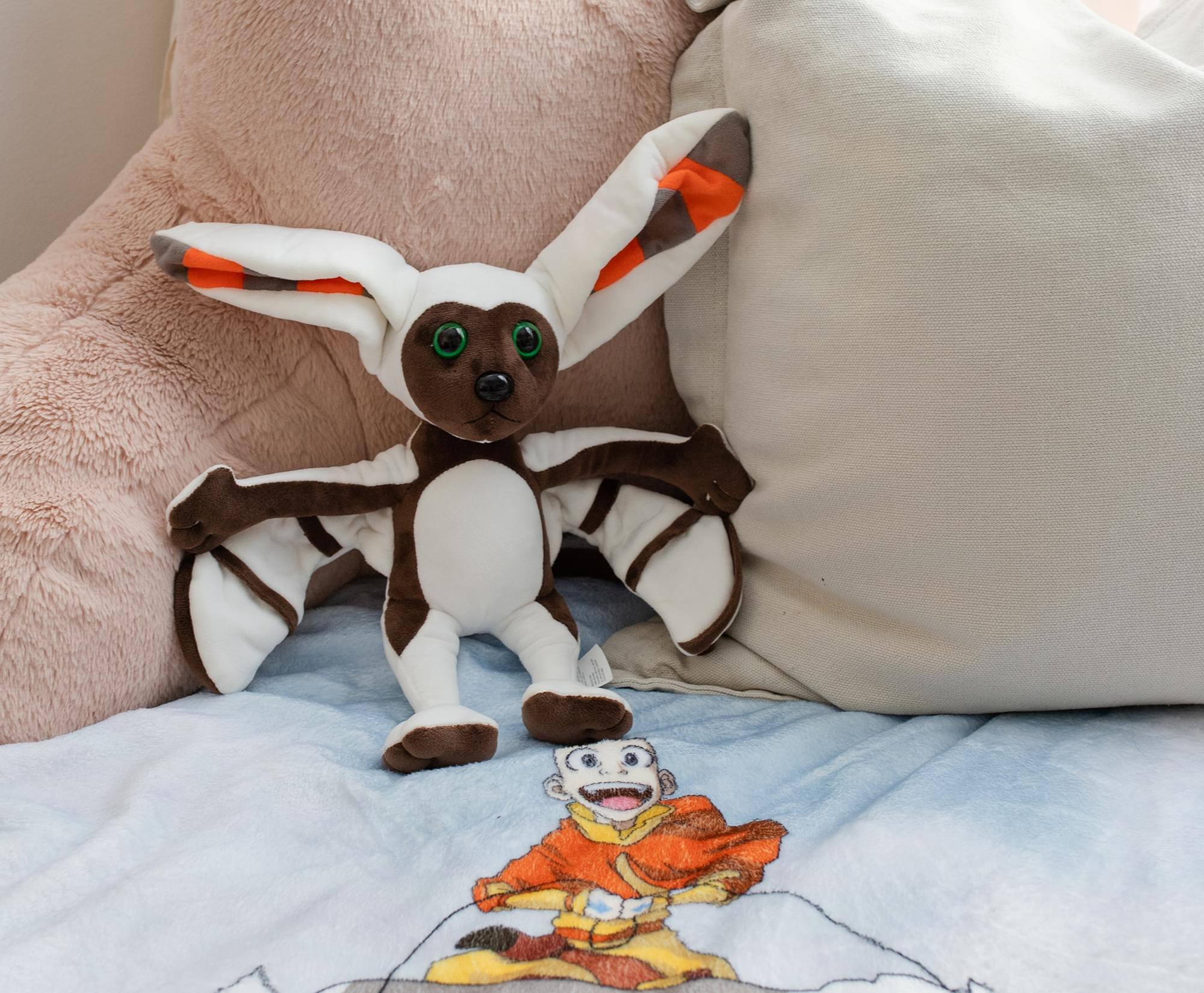 Alt View 2. Nickelodeon - Avatar: The Last Airbender 13-Inch Character Plush Toy | Momo - White.