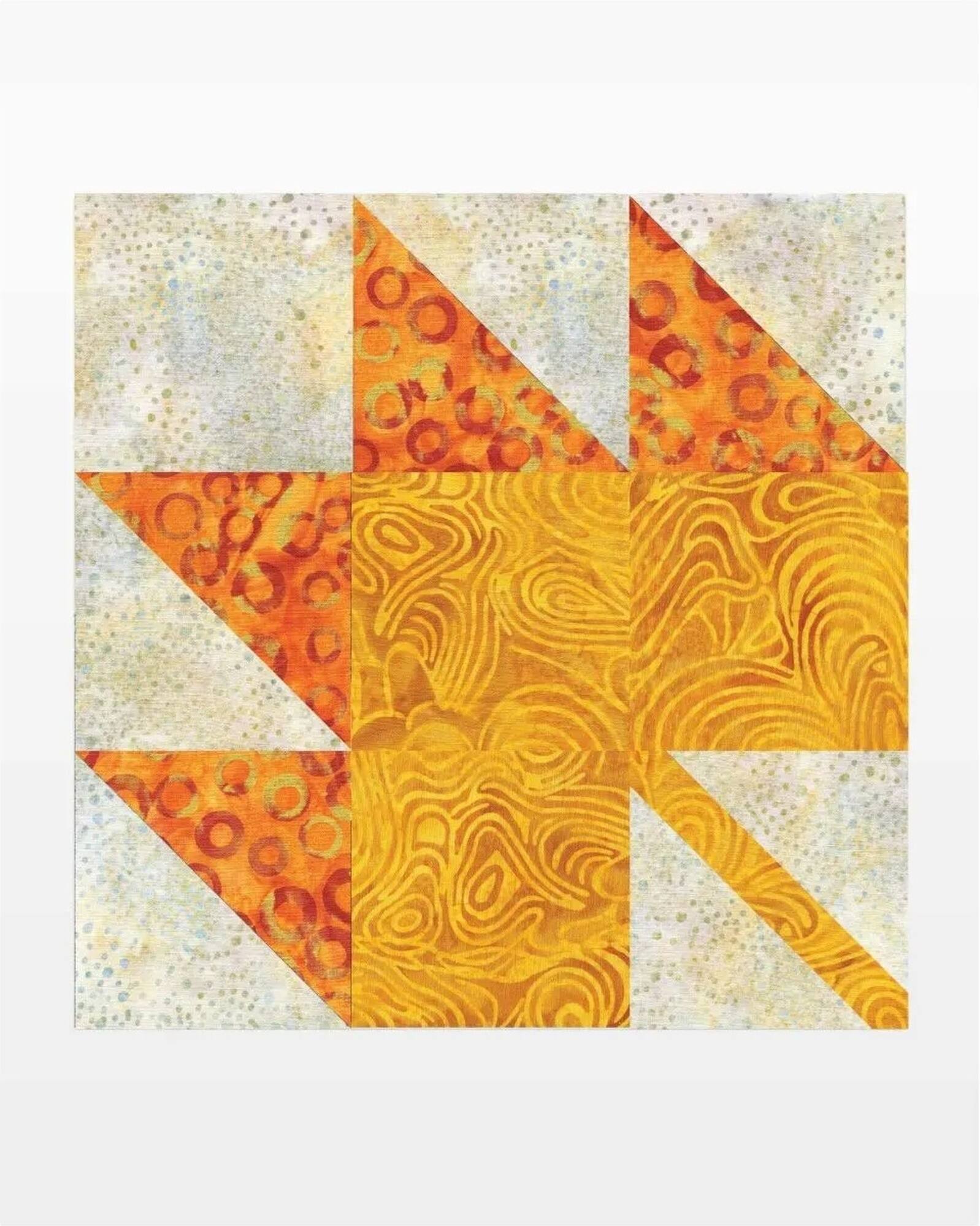 Left. AccuQuilt - AccuQuilt GO! Maple Leaf 8" Finished Die – BOB Quilt Block Die for 2-Color Blocks - Multicolor.