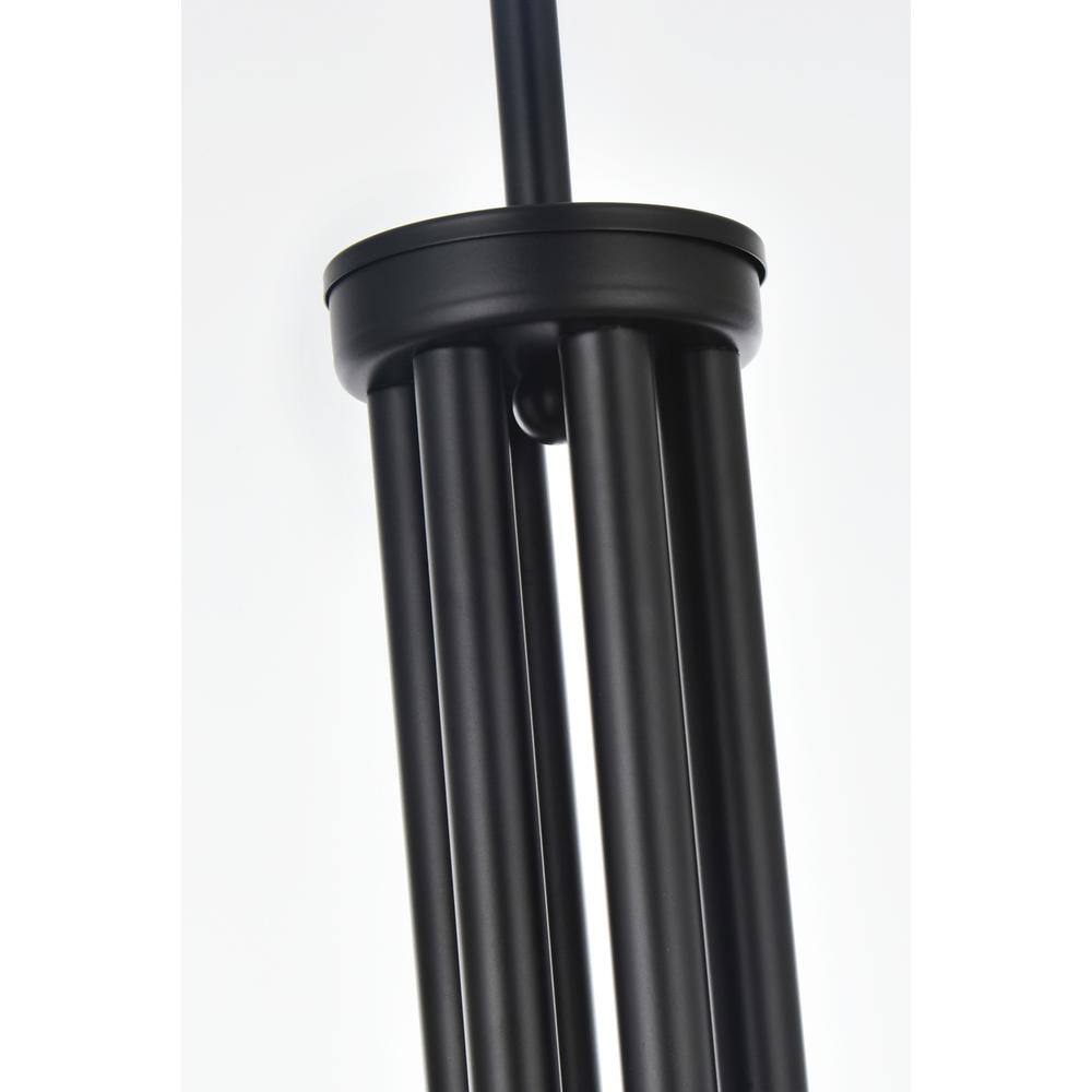 Alt View 1. Living District - Layne 42 inch chandelier in Black - Black.