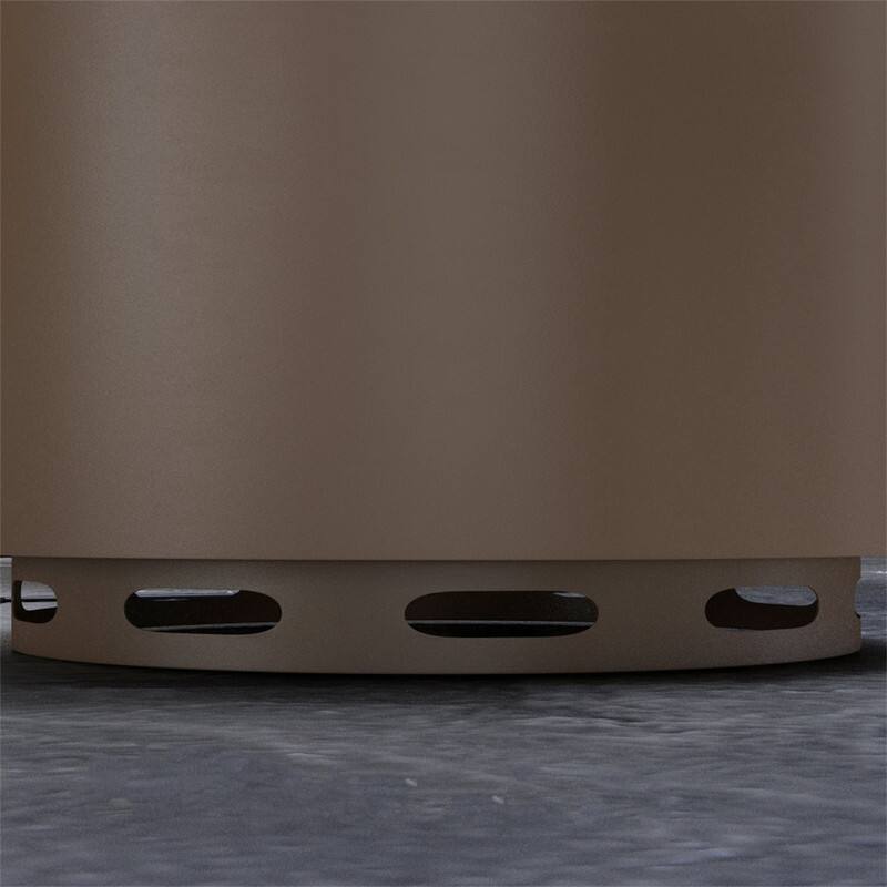 Alt View 5. HTUTWOO - 19" Smokeless Fire Pit with Poker, - Portable Wood Burning  Low Smoke Camping Bonfire Stove for Backyard Patio Picnic.