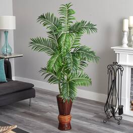 BreeBe - 62" Areca Tree w/Decorative Planter - Green