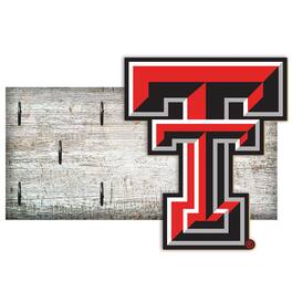 Fan Creations - Texas Tech Red Raiders 6" x 12" Mounted Key Holder - Multicolor