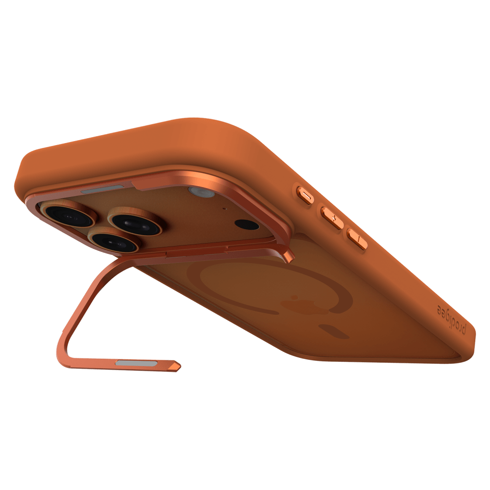 Alt View 3. Prodigee - KickIt MagSafe Case for Apple iPhone 18 Pro Max / 17 Pro Max - Orange.
