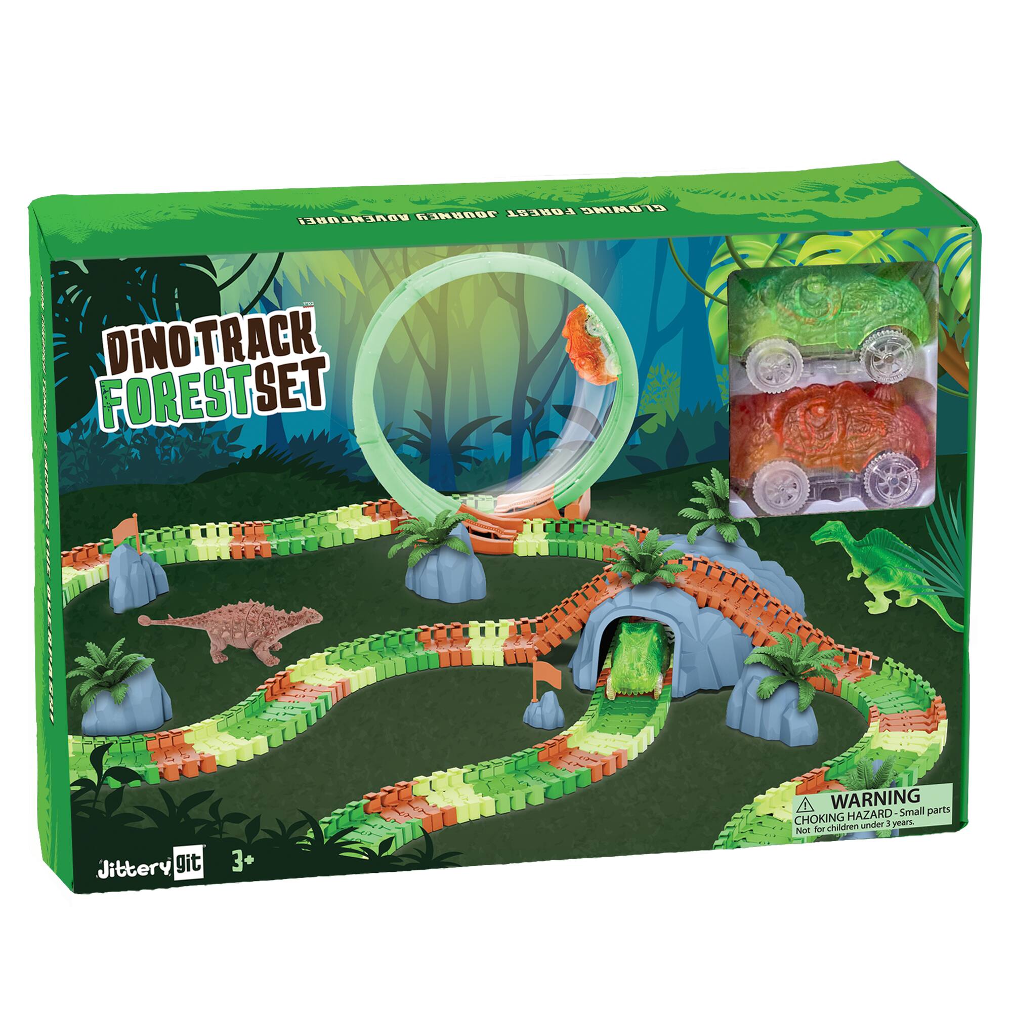 DINO TRACK FOREST SET

Jittery Git

WARNING: CHOKING HAZARD - Small parts. Not for children under 3 years.