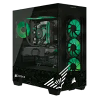 CORSAIR - VENGEANCE a7500 Gaming Desktop-AMD Ryzen 7 9800X3D-32GB RGB DDR5 6400MHz-AMD Radeon RX 9070XT-2TB SSD - Call of Duty Warzone Edition - Front_Zoom
