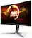 Angle. AOC - G2 Series C27G2Z 27" LCD Curved FHD FreeSync Monitor - Black/Red.