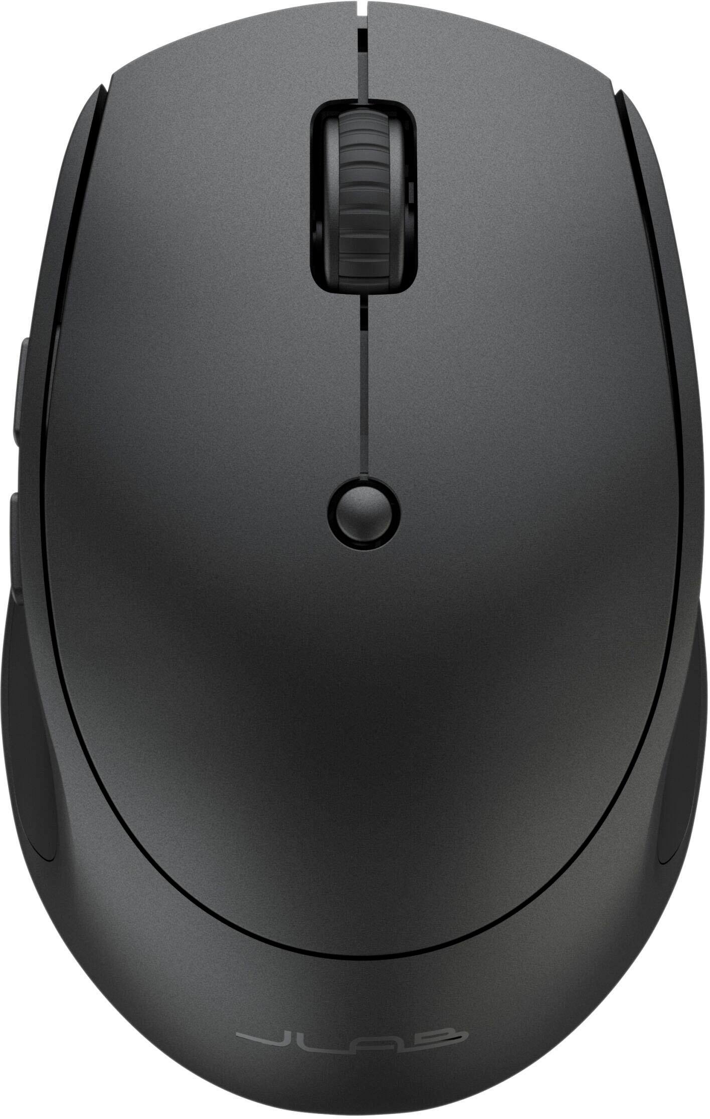 Angle. JLab - Go Charge Wireless Scroll Mouse - Black.