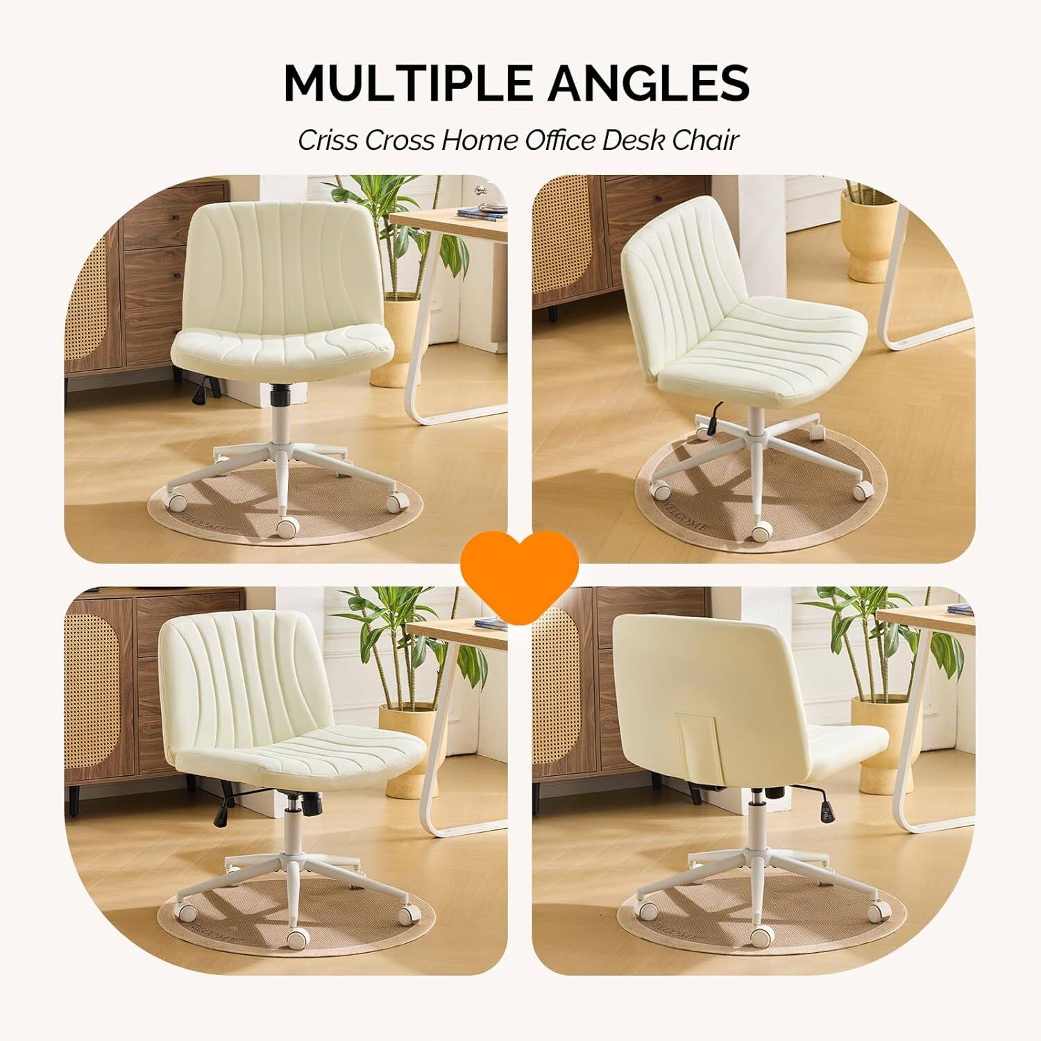 MULTIPLE ANGLES  
Criss Cross Home Office Desk Chair