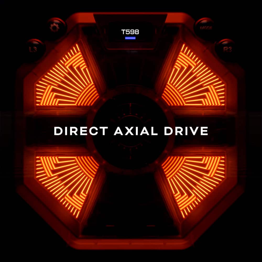 Alt View 12. Thrustmaster - T598, Direct Axial Drive Force Feedback Racing Wheel and Pedal Set (PS5, PS4, PC) - Black.