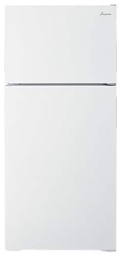 Amana - 14.4 Cu. Ft. Top-Freezer Refrigerator with Dairy Bin - White - Front_Zoom