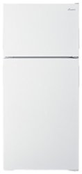Amana - 14.4 Cu. Ft. Top-Freezer Refrigerator with Dairy Bin - White - Front_Zoom
