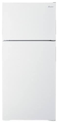 Amana - 14.4 Cu. Ft. Top-Freezer Refrigerator with Dairy Bin - White