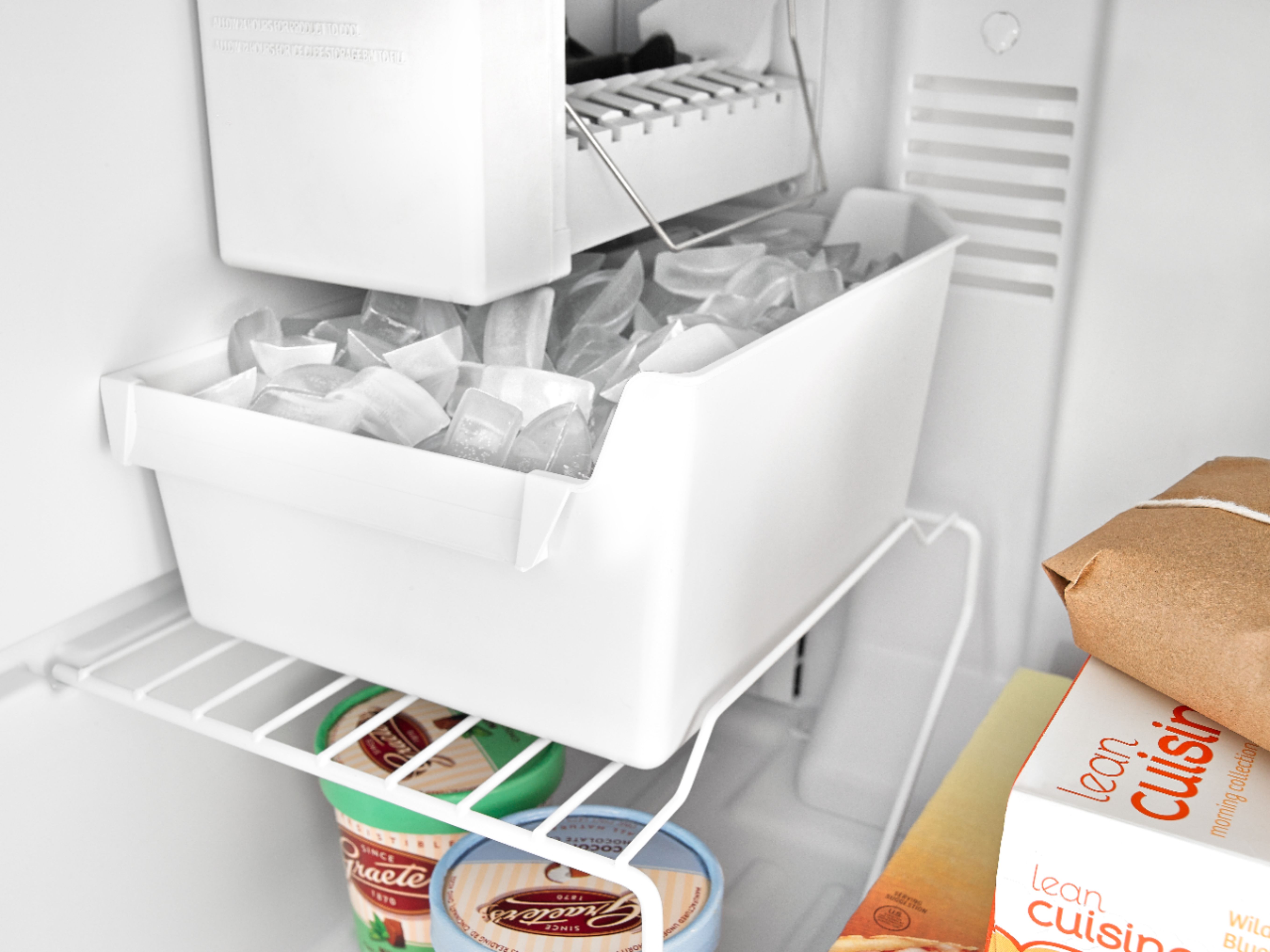 Alt View 11. Amana - 14.4 Cu. Ft. Top-Freezer Refrigerator with Dairy Bin - White.