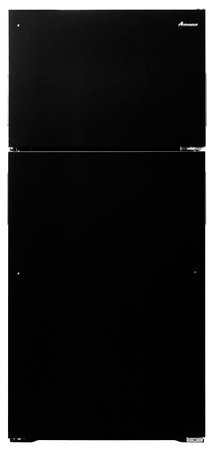 Amana - 14.4 Cu. Ft. Top-Freezer Refrigerator with Dairy Bin - Black