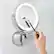 Alt View 3. Zadro - LED Lighted Wall Mounted Makeup Mirror with 10X/1X Magnifications & Extendable Arm - Satin Nickel.