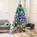 Alt View 11. Costway - 7ft Pre-lit Fiber Optic PVC Artificial Christmas Tree w/ 820 Branch Tips - Green.