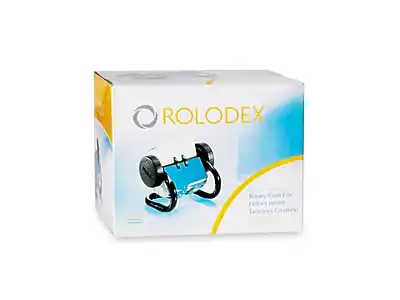 Define Rolodex Rolodex Mini Rotary File, 250 Card Capacity Black 66700 - Best Buy