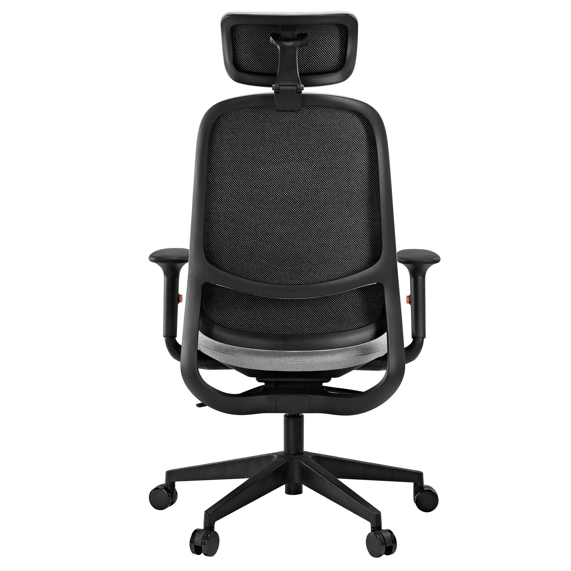 Back. Eureka Ergonomic - Mesh Ergonomic Office Chair - Grey.