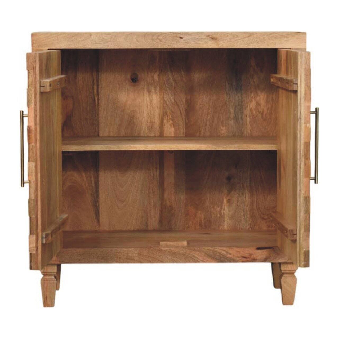 Angle. Artisan Furniture - Artisan Furniture Solid Wood Marbella Cabinet, Brown - Brown.