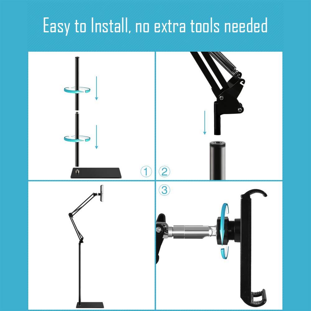 Easy to Install, no extra tools needed

1. Attach the base to the pole.
2. Attach the pole to the base.
3. Attach the light fixture to the pole.