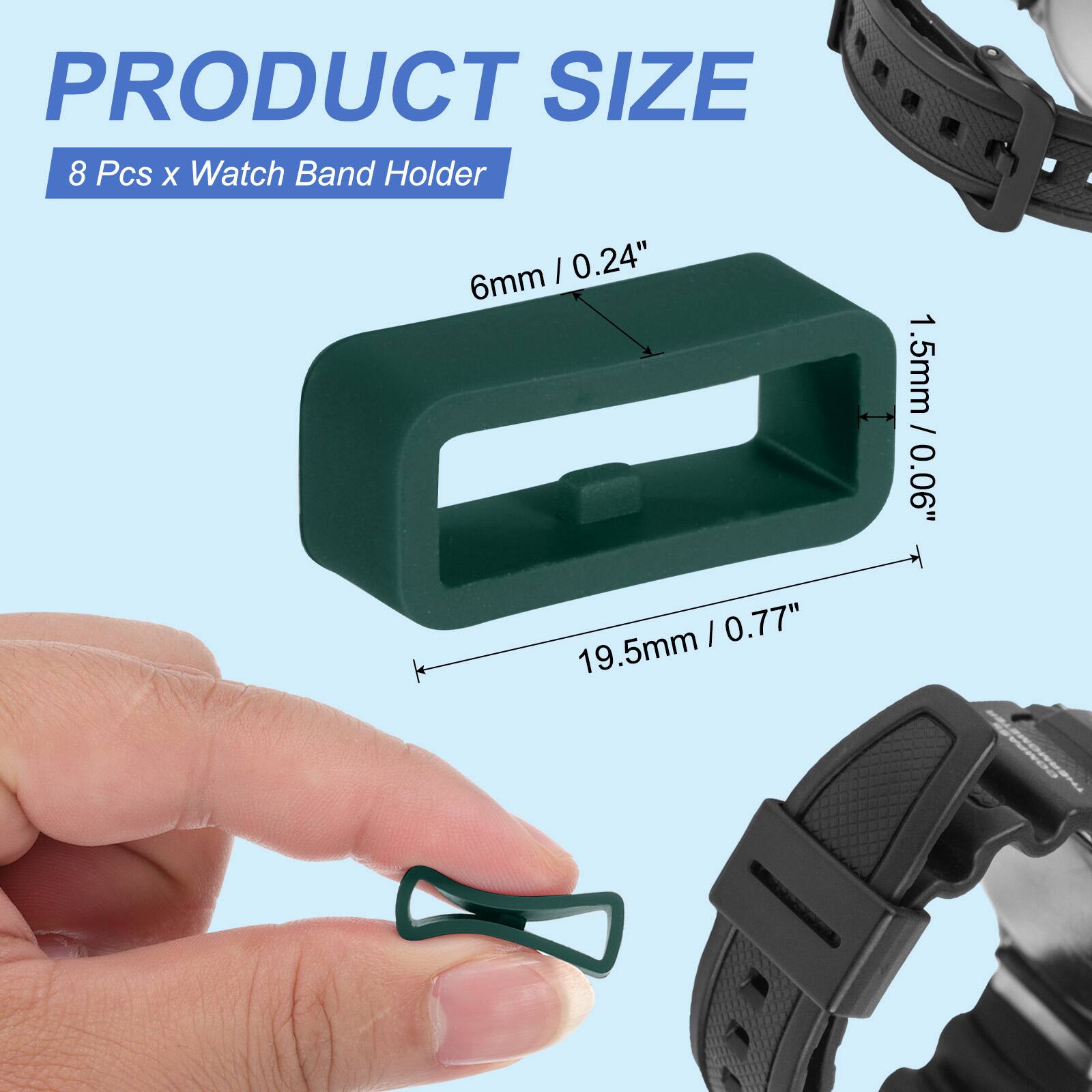 PRODUCT SIZE  
8 Pcs x Watch Band Holder  
6mm / 0.24"  
1.5mm / 0.06"  
19.5mm / 0.77"