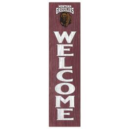 Jardine - Montana Grizzlies 12'' x 48'' Welcome Leaner - Maroon