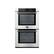 Front. Forno Appliances - 30" Built-In Electric Double Wall Oven with Convection - Silver.